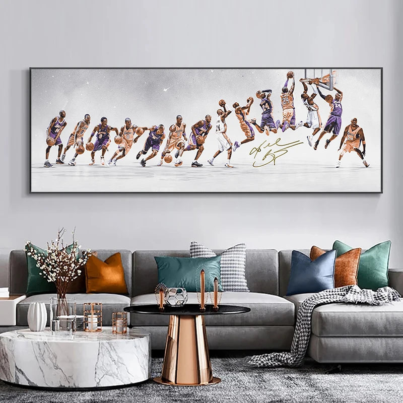 Modern Home Decoration Paintings Basketball Star Posters and Prints Canvas Painting Wall Pictures For Living Room Decor Cuadors