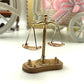 Mini Vintage Balance Scales Ornament Miniature Accessories Metal Antique Justice Scale Model Home Office Desktop Decoration