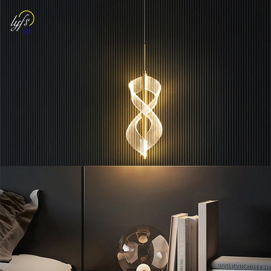Nordic LED Pendant Lights Indoor Lighting Hanging Lamp Bedroom Bedside Living Dining Tables Home Decoration Lustre Pendant Lamp