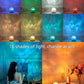 Water Ripple Projector Crystal Lamp Led Night Light Home Bedroom Aesthetic Room Decoration Gift Sunset Nightlights Atmosphere