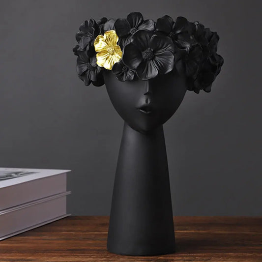 Shape Flower Vase Planter Pot Shelf Photo Prop Decor