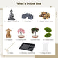 Mini Zen Garden Authentic Zen Garden Kit Zen Garden Accessories Kit With Bamboo Tools Home Office Desktop Meditation Decor