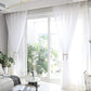 Transparent Thin Gauze Curtain Bedroom Sitting Room Window Curtain Solid Color Wedding Party Glass Yarn Shading Sheer Decoration