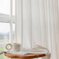 Thick Dense Soft Tulle Silk Like Cream White Sheer Curtains for Living Room Bedroom Window Voiles S Folds Waves Kitchen Drapes