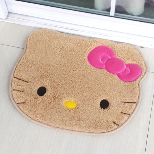 Sanrio Hello Kitty Rug Kawaii Anime Bedroom Bathromm Carpet Children Girls Bedroom Living Room Cartoon Floor Mat Doormat Decor