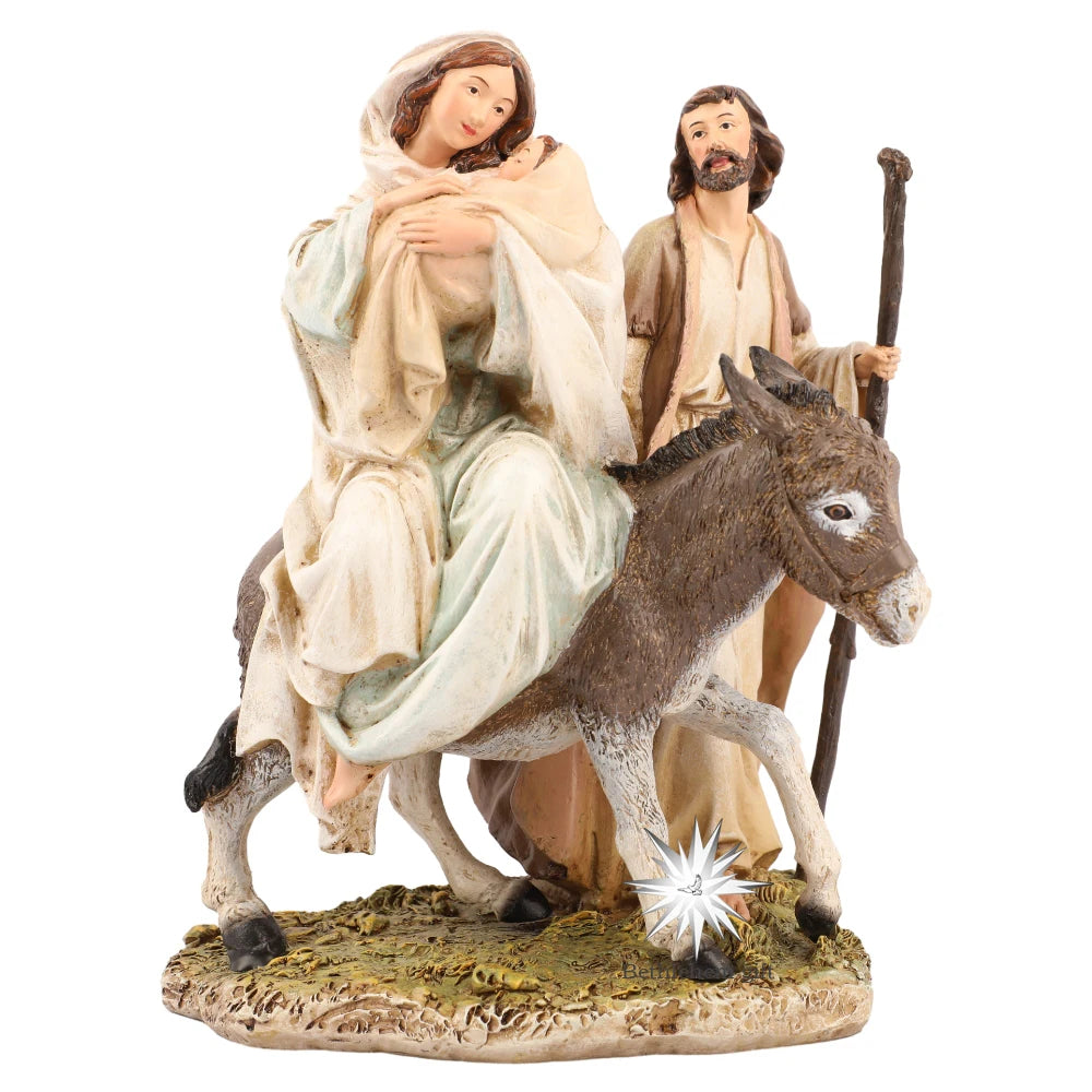 21cmH Figurines Decorations Holy Family Statue Figurines Holiday Sculpture Tabletop Scenes Festival Gift Home Decor