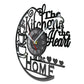 The Kitchen The Heart of The Home Inspired Vinyl Record Clock Modern Design Vinyl Wall Watch Kitchen Decor Noiseless Timepieces