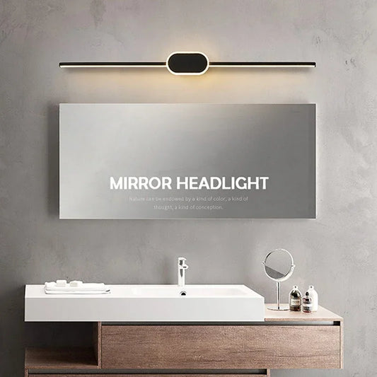 Modern LED Wall Lamp For Living Room Background  Bedroom Bedside Wall Lights Bathroom Mirror Sconces Indoor Lighting Fixture