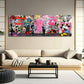 Banksy Graffiti Graffiti Popular de arte de arte de arte de arte Mickey Monopoly Sala de estar Home Fashion Wall Decor Pinturas