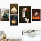 Funny Poster Pathetic Humor Duck Judgmental Duck Canvas Painting Wall Art Picture Print Living Room Home Decoration Gift Cuadros