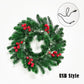 Big Size LED Light up Christmas Wreath Door Hanging Garland Pine Cones Berries Christmas Garland for New Year Home Decor