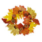 Autumn Door Wreath Harvest Front Door Wall Hanging Maple Leaf Rattan Pumpkin Pinecone Wreath Thanksgiving Harvest Festival Decor