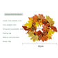 Autumn Door Wreath Harvest Front Door Wall Hanging Maple Leaf Rattan Pumpkin Pinecone Wreath Thanksgiving Harvest Festival Decor