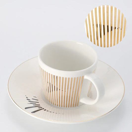 INS MMIRROR Reflection Kaffeetasse Luxury Tee Set Becher Keramik Running Horse/Hirsche/Kolibri Tasse