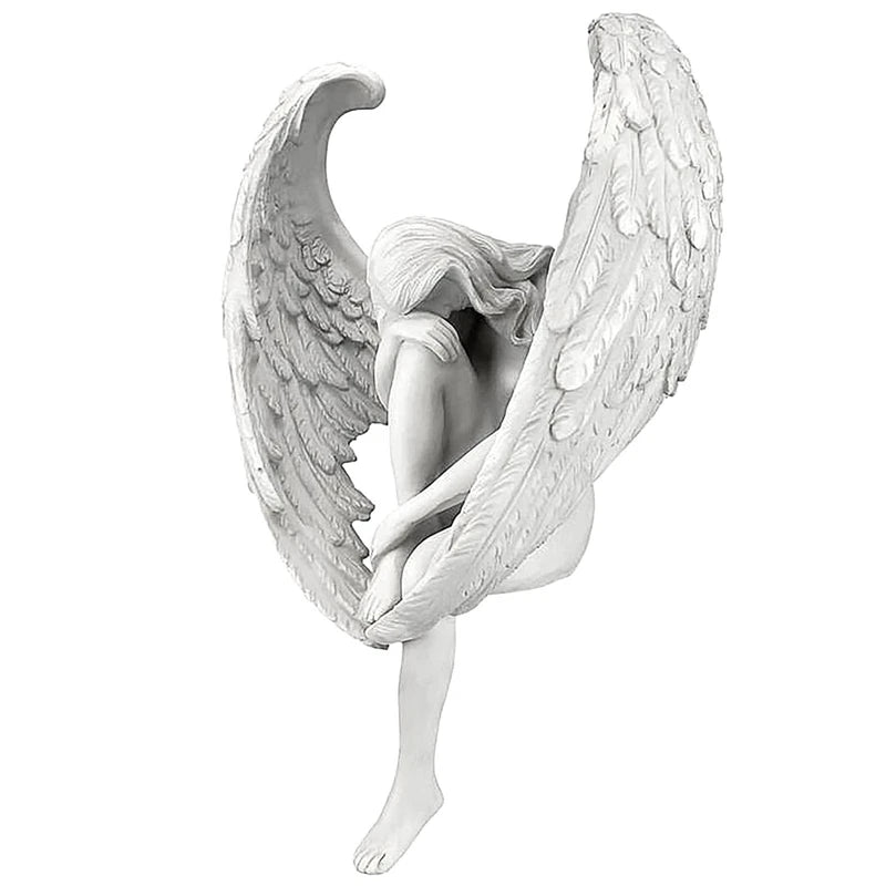 Creatieve beeldhouwkunst Decoratie Redemption Angel standbeeld ornamenten Redemption StatUette religieuze beeldjes tuinhuis decoratie