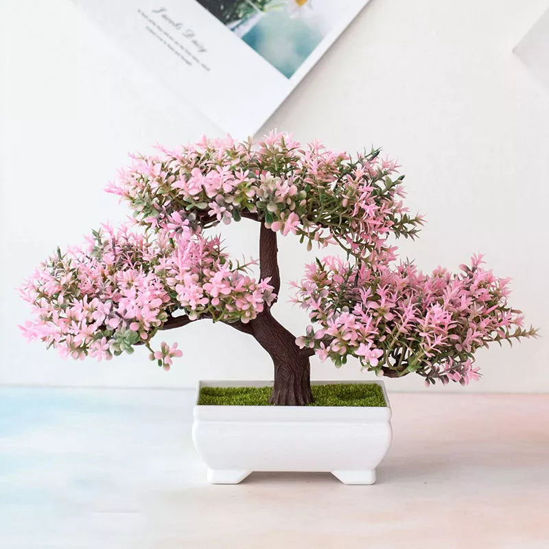 Kunstmatige planten bonsai kleine boompot nep planten bloemen pot ornamenten voor thuiskamer tafel decoratie hotel tuindecor