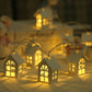 2M 10 LED Fairy String Light House Style For Xmas Party Decor Christmas Tree Wedding Holiday Garland Decoration Battery Powered