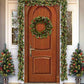 1.8/2.7m Illuminated Christmas LED Light Rattan Berries Pine Cones Garlands Decoration for Doors Trees Fireplaces Wall