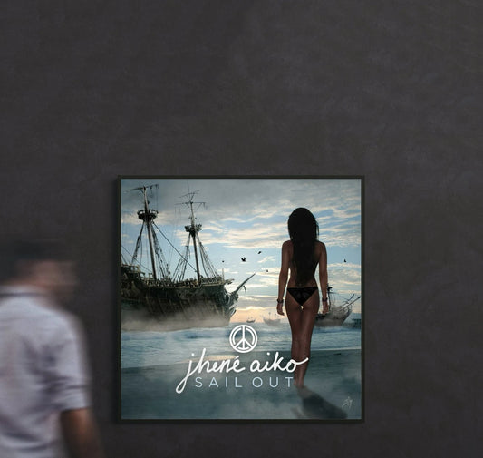 Jhené Aiko - Sail Out Music álbum Cover Canvas Music Star Poster Home Wall Painting Decoration (sin marco)