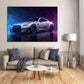 Sport Car Grey Nissan GTR Carteles y estampados de asuntos de pared para la sala de estar Decoración del hogar Pintura sin marco