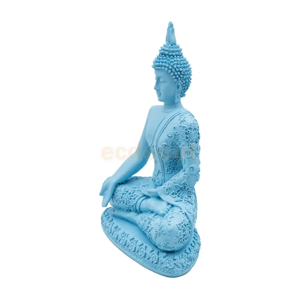 20 cm Résine Bouddha Stone Effet Garden extérieur statue intérieure Ornement thaïlandais