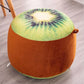 Tabouret gonflable épaississeur de coton coton caricature en peluche 3d fruit chaise pouf gonflable charmant enfants tabourets coussins portables 1pc