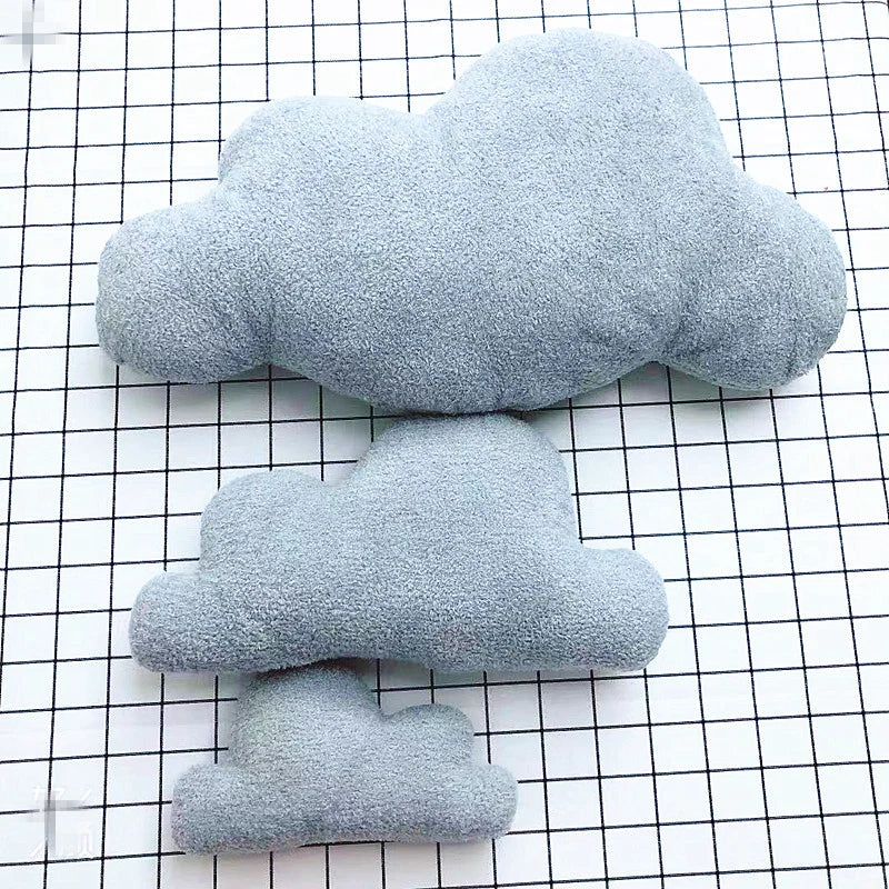 Custice taglie 3 dimensioni cuscinetto a forma di nuvola cuscino ripieni di peluche di peluche da letto per bambini decorazione per la casa