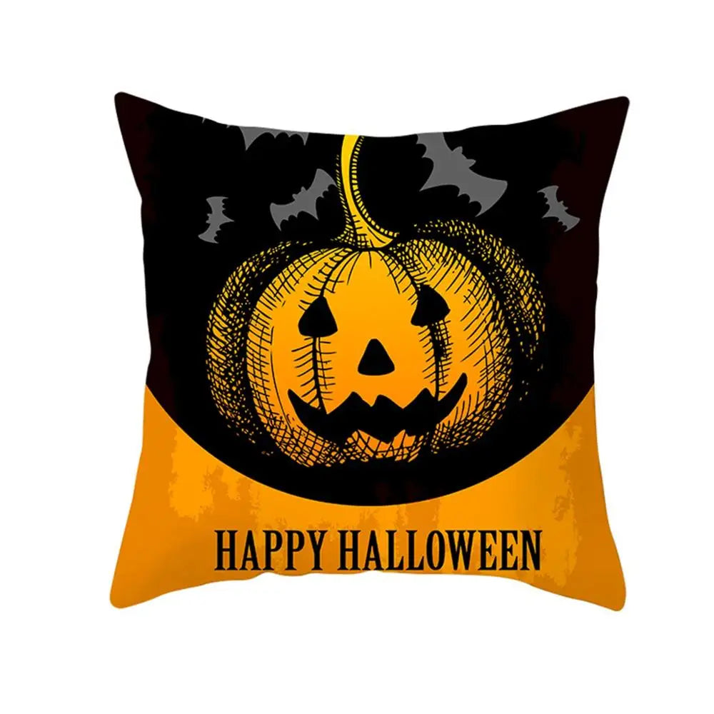 Pumpkin Cushion Cover Halloween Decoration Happy Halloween Party Supplies Halloween 2023 Decor For Home Halloween Accessories