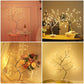 LED Night Light Mini Weihnachtsbaum Kupferdraht Girlande Lampe für Kinder Home Schlafzimmer Dekoration Dekor Fairy Light Holiday Lighting