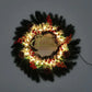 Big Size LED Light up Christmas Wreath Door Hanging Garland Pine Cones Berries Christmas Garland for New Year Home Decor