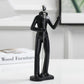 Nordic Creativity Band Character Series Statuut 27/28cm Violist Figurines Morden Home Decor Crafts Decoratie Sculptuur