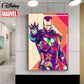 Marvel Iron Man Disney Anime The Avengers Poster Graffiti Art Painting Street Pop Art Canvas Se estampado en el arte de la pared Rala de niños