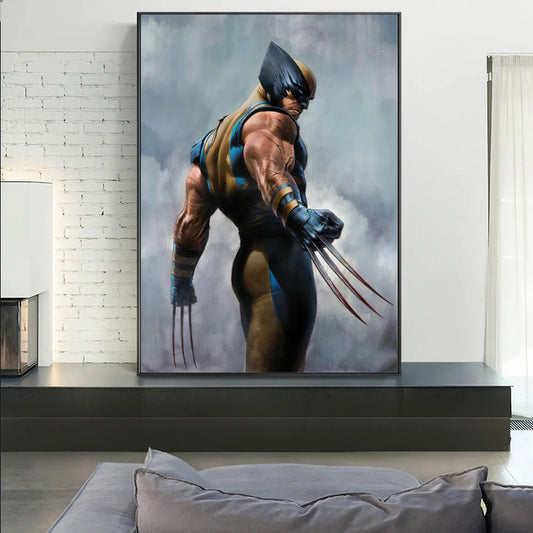 Marvel X-Men Classic Poster Comic Pintura de arte en estampados de lienzo Wolverine Logan Wall Art Fotografías para habitación Decoración mural