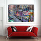 Graffiti Trap Banksy Street Art Poster Print enorm canvas schilderkamer muur kunst woninginrichting graf op woonkamer decoratie cadeau