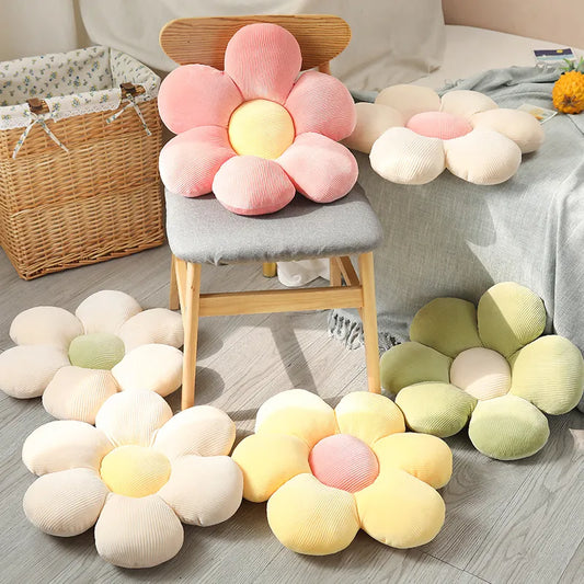 Imbottito sei cuscino per fiori petalo decorazione per girly decorazione girasole cuscino da gusto di fiore di fiore per bambini cuscino per sedili da letto