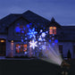 Snowfall LED Light Projector Christmas Laser Projector Light Outdoor White Snowflake Landscape Spotlight for Patio Garden Decor