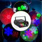 3IN1 60 Patterns Mini DJ Disco Laser Snowflake  Light Aurora Projector USB Rechargeable LED Stage Lighting Effect Party Holiday