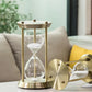 3/5/10/15/30 Minutes European Retro Metal Hourglass Timer Living Room Office Desktop Decoration Sand Clock Ornaments Sandglass