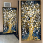 Luxury moderno abstracto de oro fortuna carteles de arte de pared pintura pintura Imágenes de estampado Sala de estar Interior Decoración del hogar