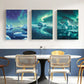 Decoratief schilderij voor slaapkamer decor witte sneeuwdecoratie foto's kamer muur kunst canvas schilderij ijsbergs 1 stcs aurora posters