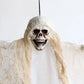 Halloween Creepy Skeleton Face Hanging Ghost Pendant Horror Skull Ghost Prop Party Supplies Haunted House Indoor Outdoor Decor