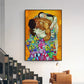 Beroemde Gustav Klimt de familie schilderij print op canvas schilderen abstracte retro muur foto poster voor woonkamer thuisdecoratie