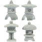 4 PCS Zen Garden Decor Mini Ornaments Statue Jardinería Mesa de arena arenisca de arenisca