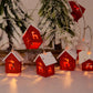 1.5m Christmas Mini House Lights Fairy Lamp String Christmas Home Party Tree Decor Supply Outdoor Garden Patio Light Decorations