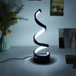 1pc moderno simples luminária de mesa de mesa de cabeceira de cabeceira criativa Arte decorativa Lâmpada de mesa