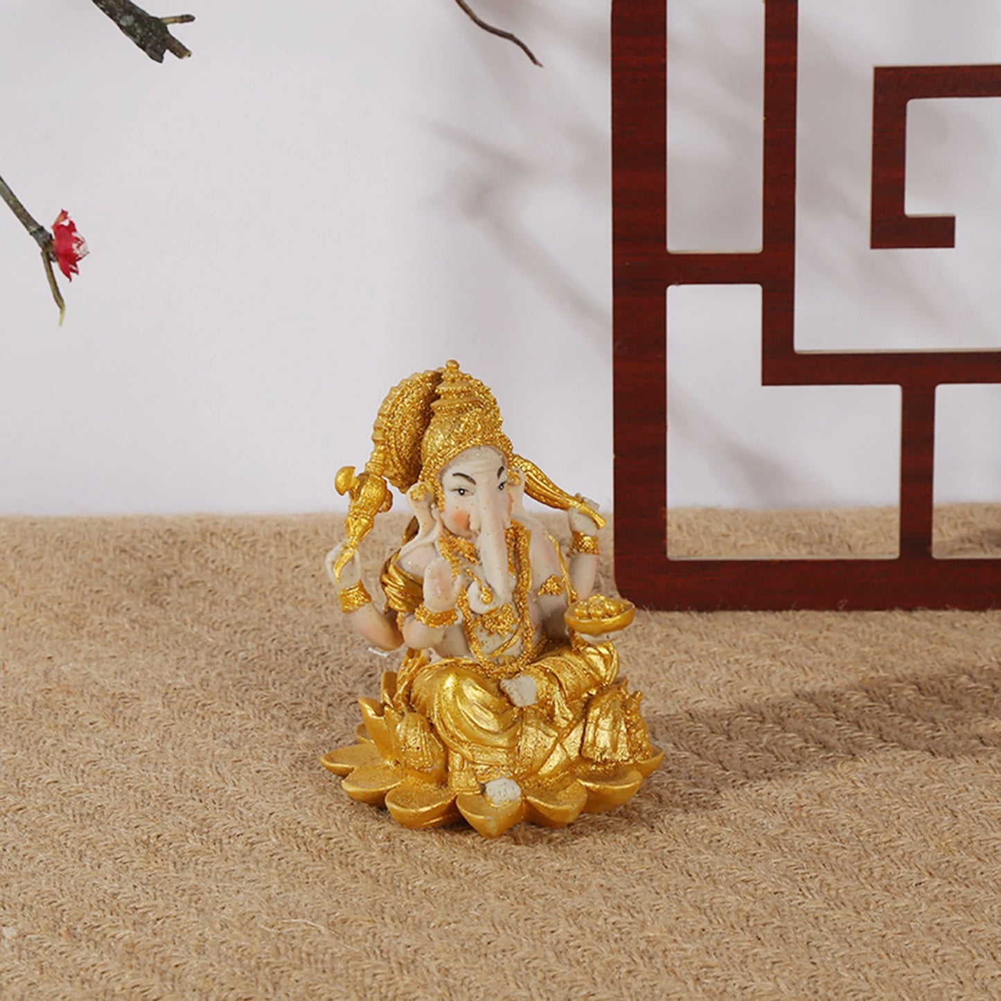 Estatueta decorativa, estátua de Deus, escultura hindu de fengshui de deus