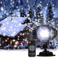 Christmas Snowfall Light Projector LED Snow Lights with Remote Holiday Snowflakes Projector Light for House Landscape Decor