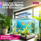 LECAH WRGB Nano Light para plantas aquáticas / água fresca / para aquário de 40 ~ 62cm