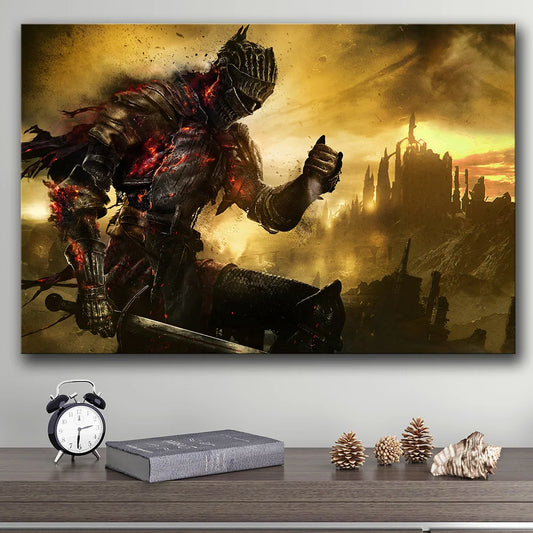 Sin marcar el juego Póster Decoration Painting of the Dark Souls 3 en HD Canvas Canvas pintando carteles y estampados de arte