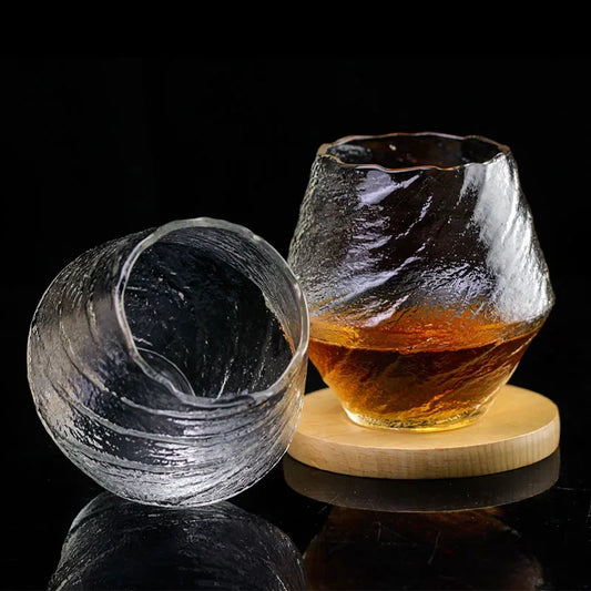 Japanische handgefertigte hämmerte Whiskyglas-Wärme-resistente Saftbecher-Schnaps Xo Whisky Kristallweinglas Cognac Brandy Snifter